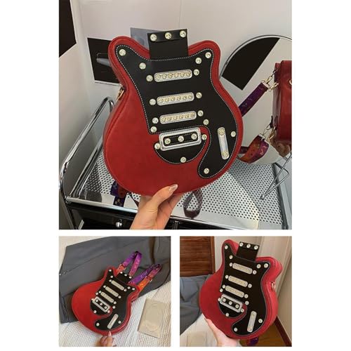 Mochila con forma de guitarra ligera para evitar cargas pesadas con estilo 6