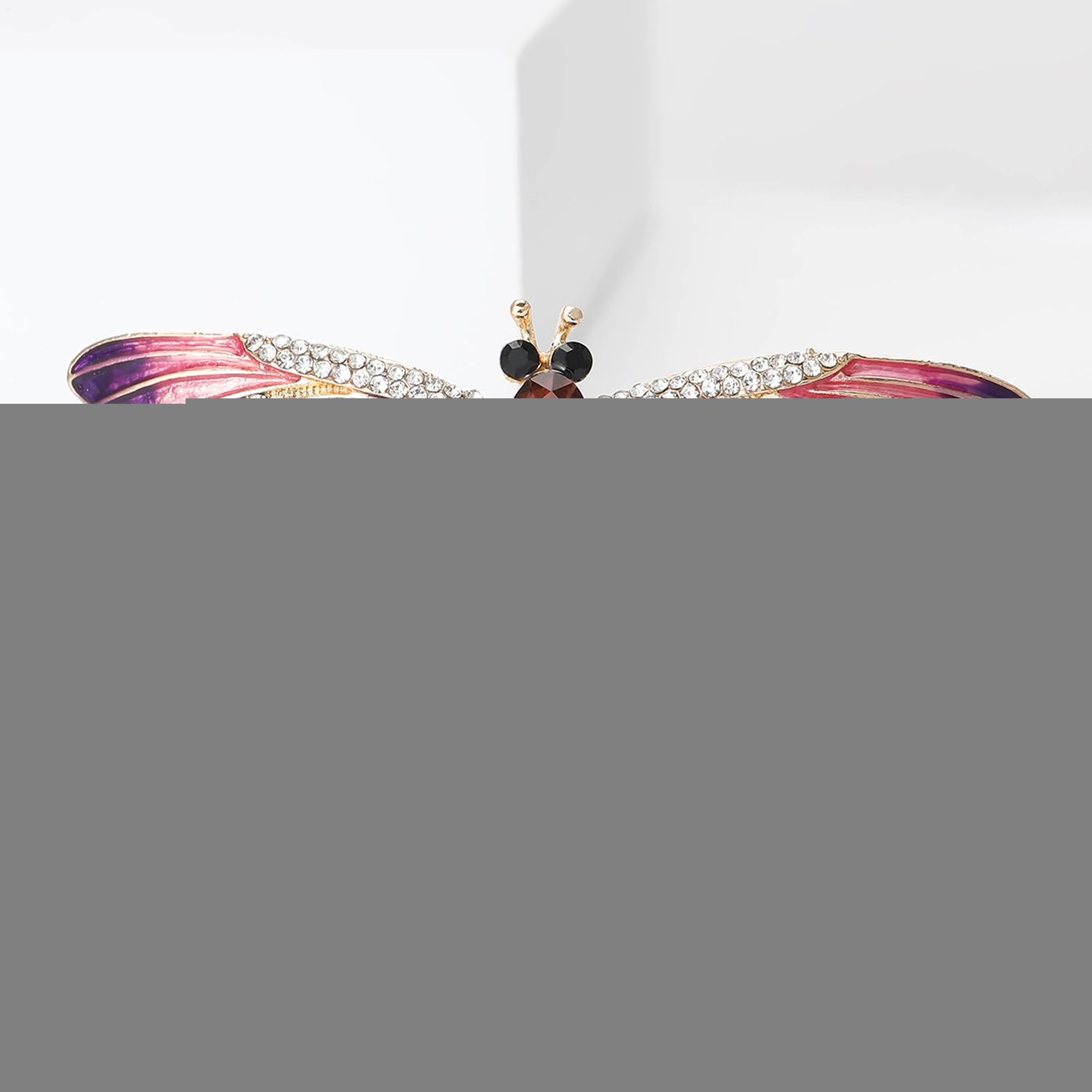 Broszka Ważka Szpilki Dla Kobiet, Stras Smok Fly Pins, Statement Animal Broszka, Ważka Biżuteria, Zwierzę Na Boże Narodzenie, Fly Smok Na urodziny, Walentynki, Rodzina