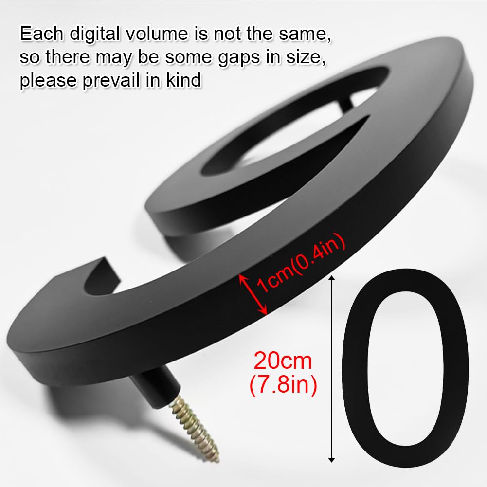 Numéros De Porte Flottants Modernes, Numéros De Maison