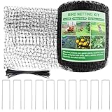 SPORTYOUTH Bird Netting Deer Fence Netting for Garden 5x100 ft Heavy Duty Animals Barrier for Protecting Fruits Trees Vegetables Plants Against Birds Chicken Squirrels Stop Dogs Cats- 1 Pack