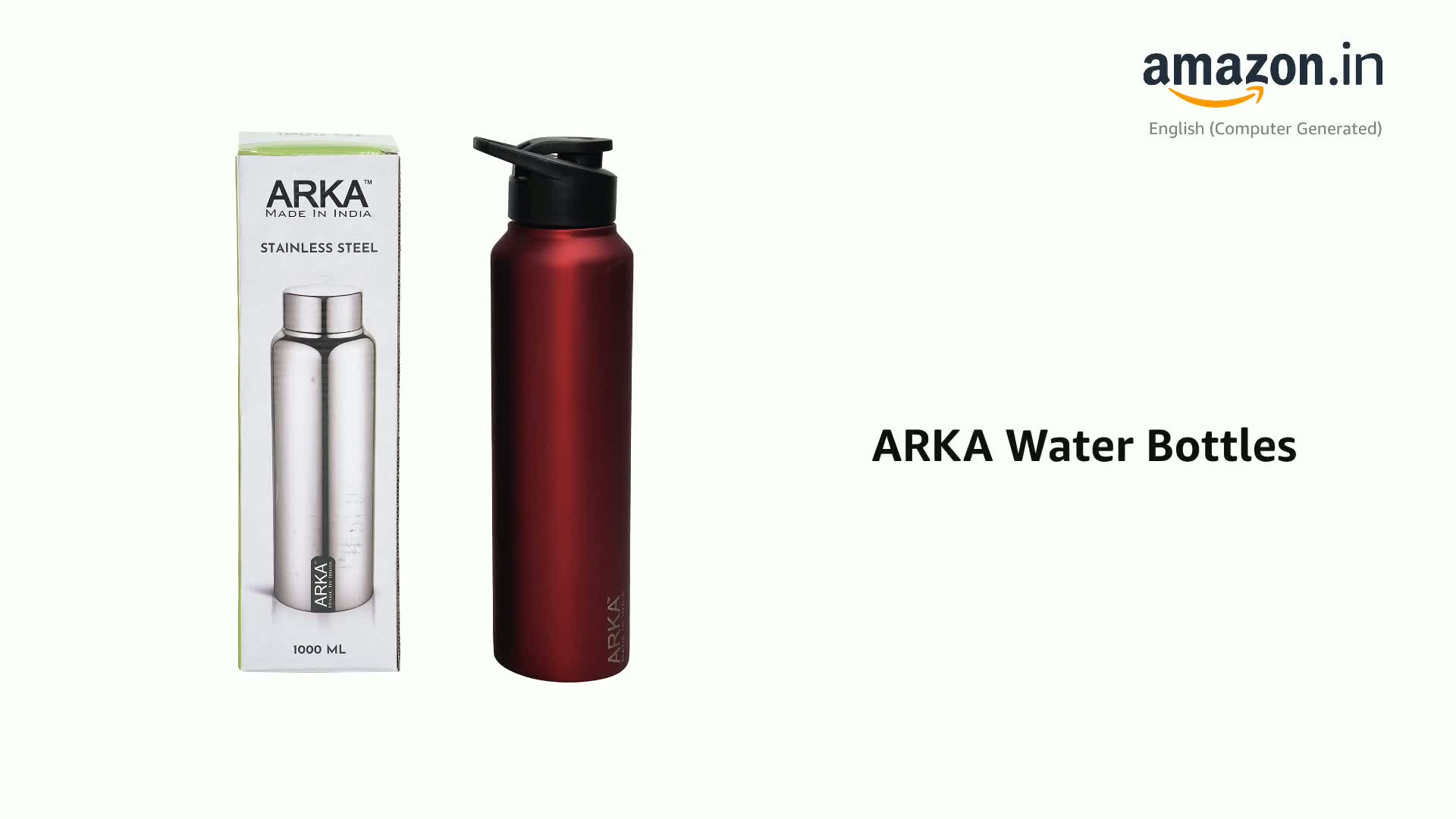 Buy ARKA Water Bottles (Red) Online at Low Prices in India - Amazon.in
