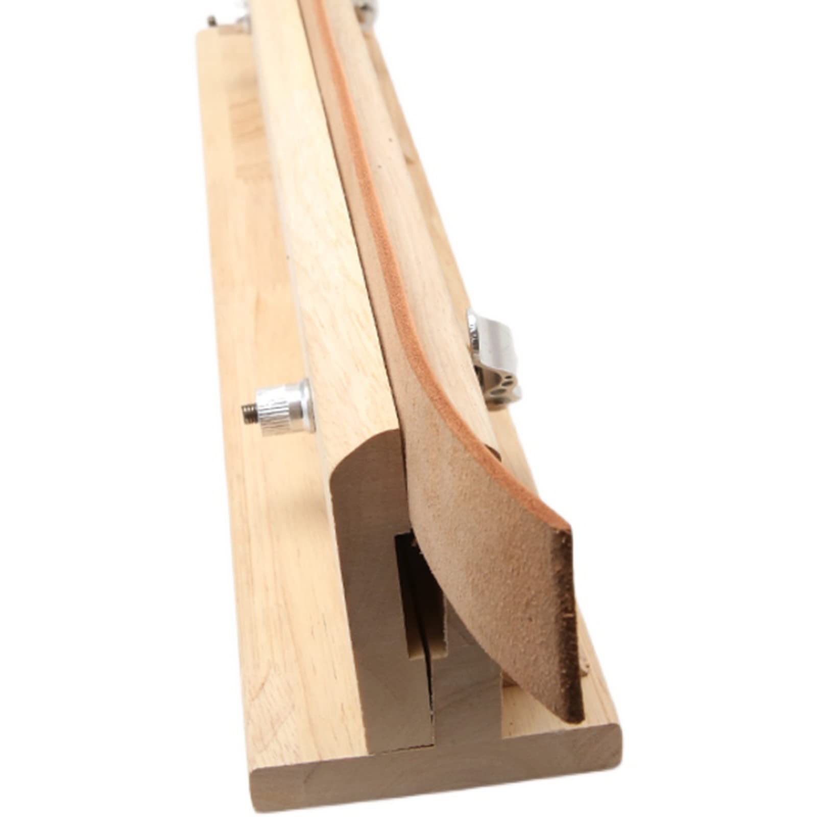 Morsetto Da Banco In Legno Per Cucito E Lavorazione Pelle - Fai Da Te - Serraggio Regolabile (Modello A 22x20x5cm)