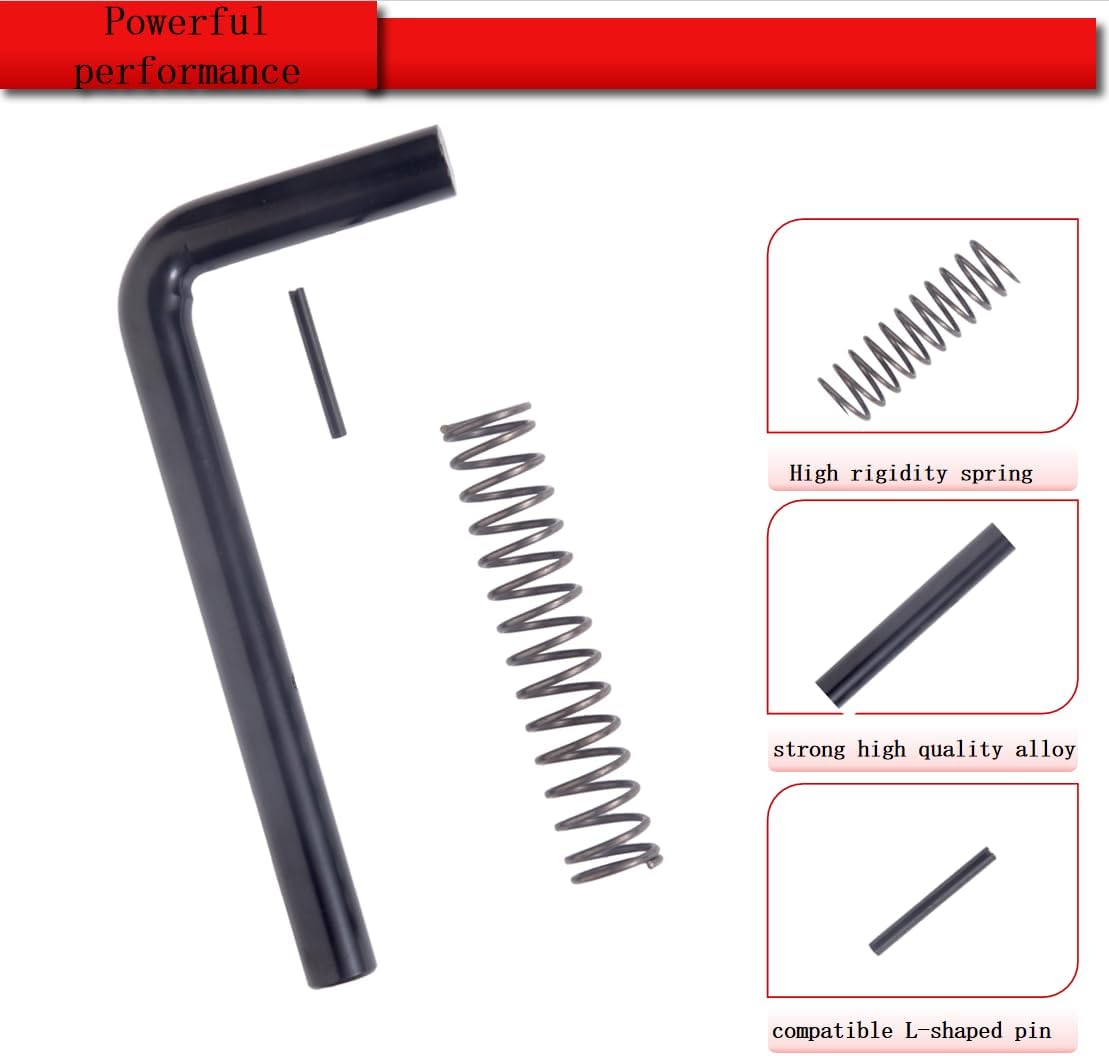819t Trailer Gate Latch Spring Repair Kit 2PCS,Trailer Gate Pin,Trailer Ramp Latch,Trailer Latch,Trailer Door Latch,Heavy Duty Gate Latch,Utility Trailer Accessories, Spring Loaded Latch