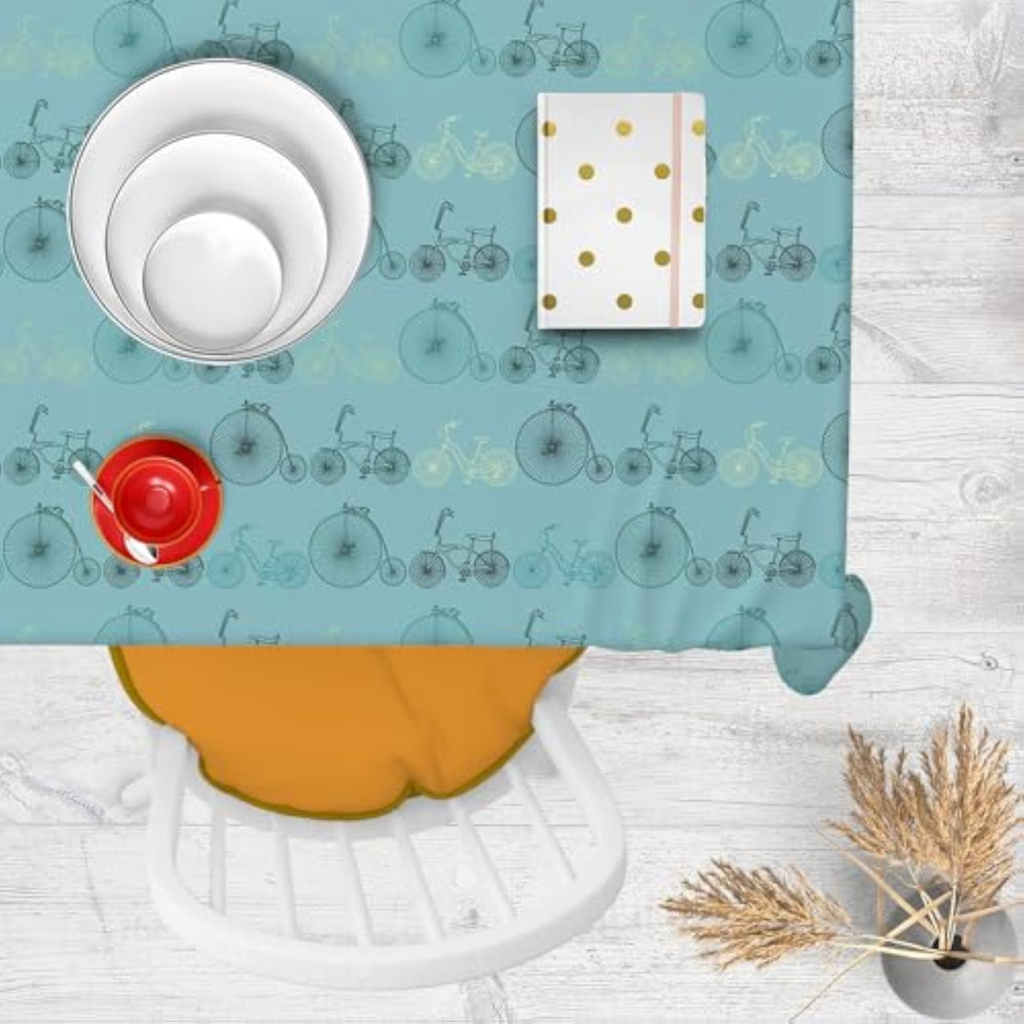 Bicycles Table Cloth Cover for Dining & Center Table