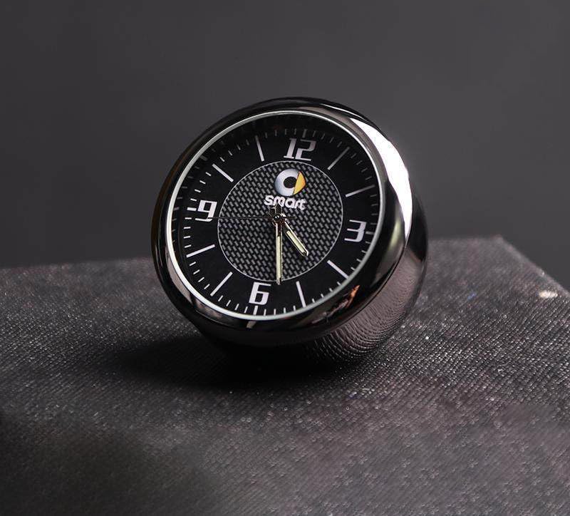 Car Clocks For Dashboard for Smart #1 Brabus 2023 2024 2025 2026 Accessories, Air Vent Stick-On Watch Mini Luminous Analog Quartz Clock,A