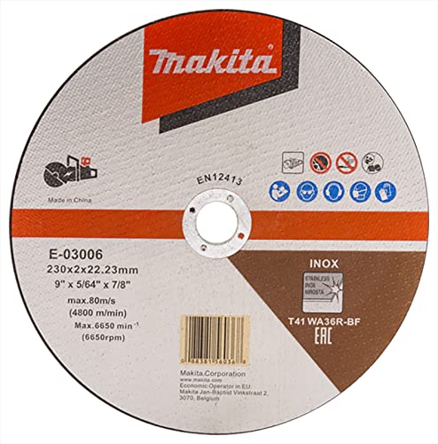 Makita E-03006-25 25 Pack 9" Cut-Off Wheel