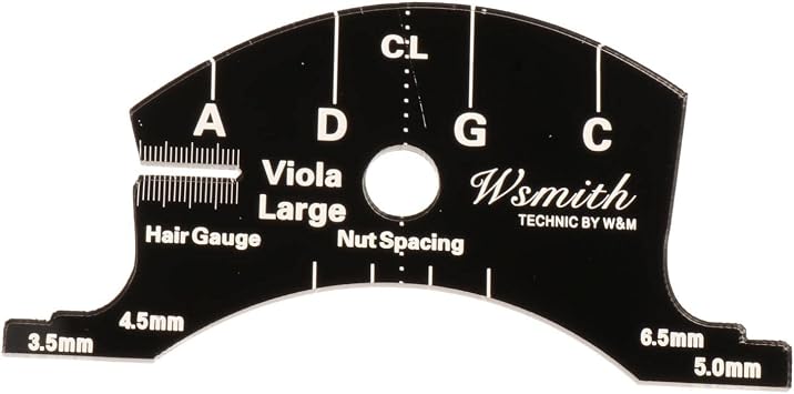 4/4 Violin Bridge Template for Double Bass, Viola
