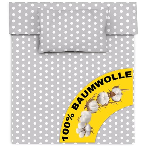 Amilian Kinderbettwäsche 100x135 Baby Bettwäsche Set Größe Babybettwäsche 135x100 mit Kissenbezug 40x60 100% Baumwolle Babybett Kinderbettwäsche 100x135 Jungen Mädchen Bettwaesche