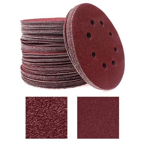 AUTOTOOLHOME Drill Sanding Attachment, 80PCS 5 Inch Sanding Discs for Drill by AUTOTOOLHOME - Used condition - Image 4