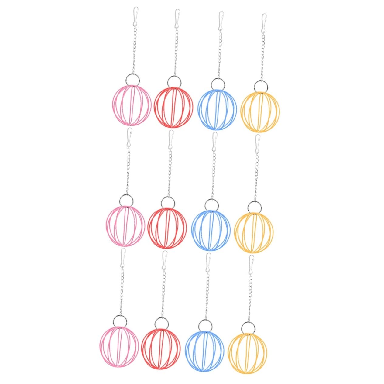 Milisten 12pièces Jouets Suspendus pour Hamster De Nourriture Colorées pour Animaux De Compagnie Accessoire Pratique pour Rongeurs