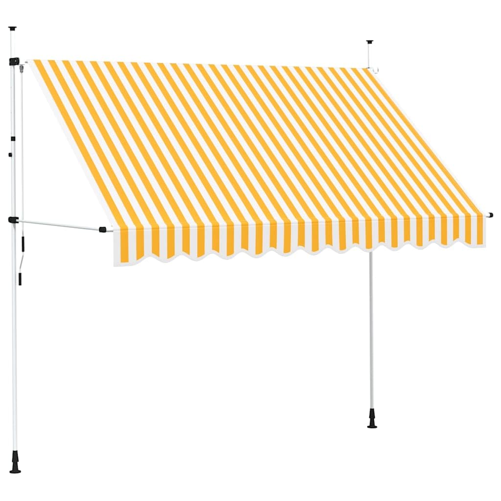 Store banne manuel avec hauteur réglable 200-300 cm pour une ombre sur mesure