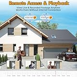 4 Channel CCTV Camera Systems with 500GB HDD, 5MP H.265+ Surveillance DVR Recorder for Analog 6 in 1 XVI AHD TVI CVBS CVI IP Cameras, DVR for Security Home Surveillance System, Mobile APP PC Remote - Image 8