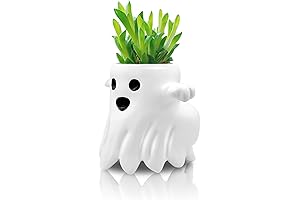 Ghost Planter, Cute & Spooky Halloween Planter