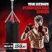Yes4All Punching Bag Hanger, Stainless Steel Swivel Chain with 4 Snap Hooks for Heavy Bag, Gym Swing, Trapeze, and Hammock