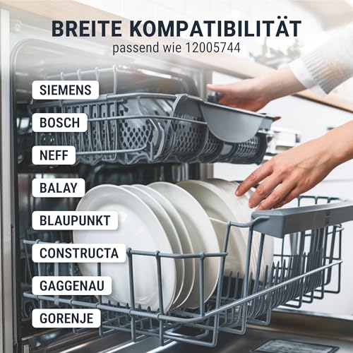 2 Stück Reparatursatz Pumpentopf Ø182mm für Spülmaschinen von Bosch, Siemens, Neff wie 12005744 Pumpensumpfdichtung Fehler E15 Pumpentopfdichtung