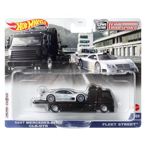 Hot Wheels Collector Fleet Street Transporter Collection Vehicle for Ages 3 and Up, HKF46