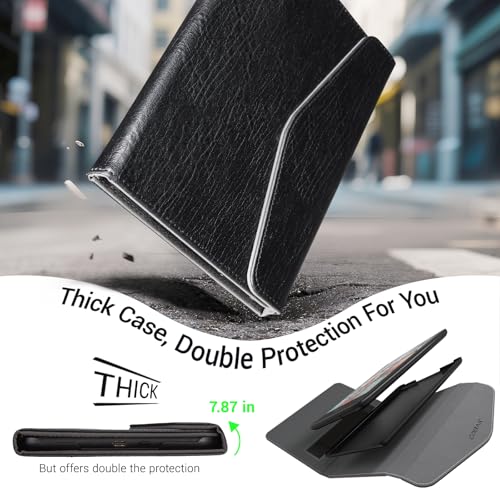 Image of CoBak Premium Case for Kindle Paperwhite & Kindle Colorsoft 7 inch & Hanvon with Hand Strap - Automatic Wake /Sleep, Stylish & Durable, Comfortable Reading & Protection, Compatible with iPhone Stand