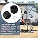 HZEL RV Low Point Drain Seals & Caps, 2PCS Camper Low Point Draining Cover with Sealing Ring, Touring Car 1/2