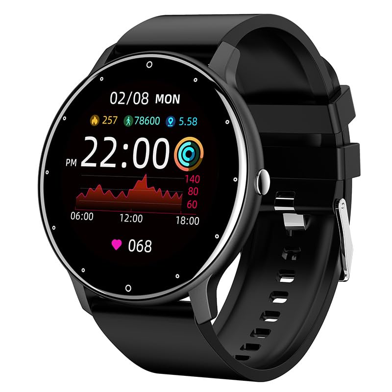 SWZEC VitalPulse Watch - Gesundpur Smartwatch(Schwarz)
