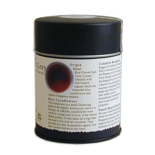 The Tao Of Tea, Blue Flower Earl Grey Black Tea, Loose Leaf, 3.5 Ounce Tin #TOP3