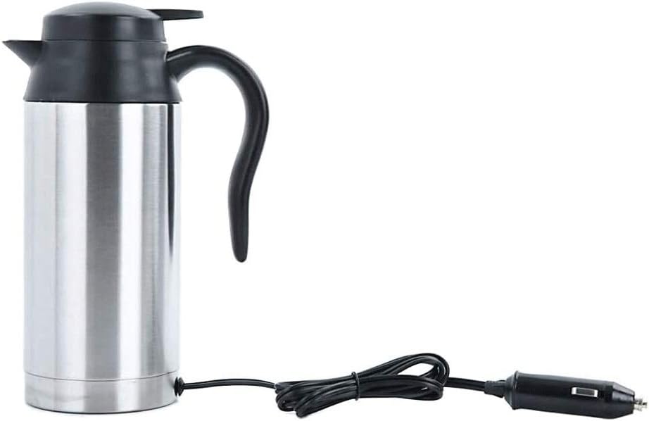 LIUZH Smart Electric Heated Travel Coffee Mug for Car Stainless Steel Travel Coffee Mug Cup Heated Mug with Handle for Heating Water, Coffee, Tea Milk