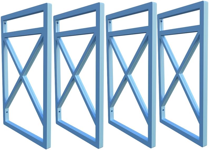 kit 06 Industrial Style Shelf Brackets 20X37CM Ceiling Wall