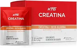 Katiguá, Creatina pura + Beta Alanina, Sabor Limão, 30 Sachês, 3,6 Gramas