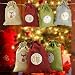 ARTESTAR Calendario de adviento Bolsa chuches Navidad，24 Bolsas de Navidad Pegatinas Regalo...