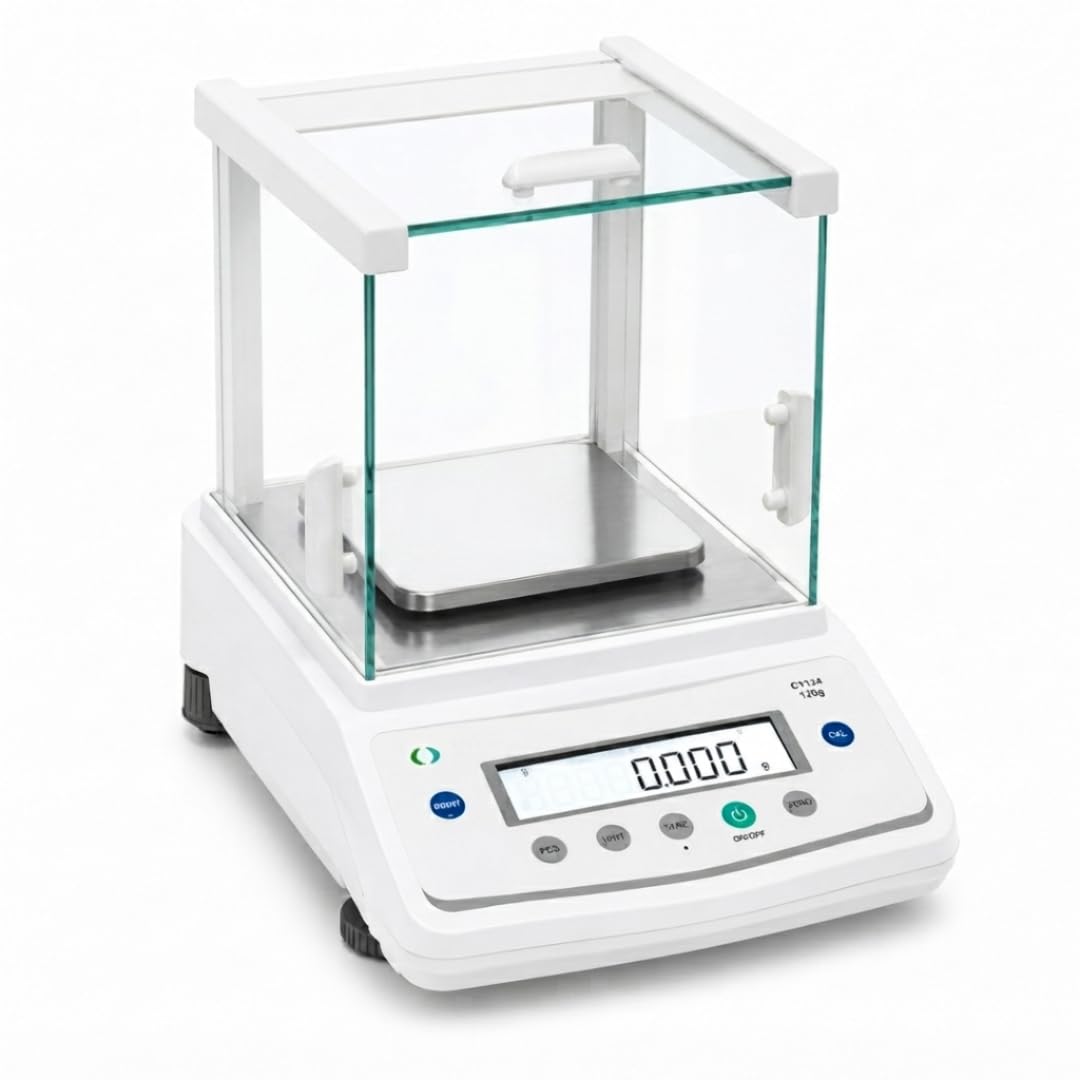 Electronic Precision Balance 1 mg–200 g | Digital Laboratory Weighing Balance | LCD Display | External Calibration | Pack of 1-image-42