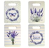 ✔ LOT DE 4 PLANCHES ASSORTIES – Quatre décors différents autour du thème lavande et Provence.