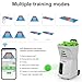 PUSUN PP-Smart-Multi-Functional Smart Pickleball Serving Machine - APP Controlled, 80+ Ball Capacity, 20-120km/h Speed Adjustment, 4-6 Hours Battery Life, Ideal for Training and Matches (White)
