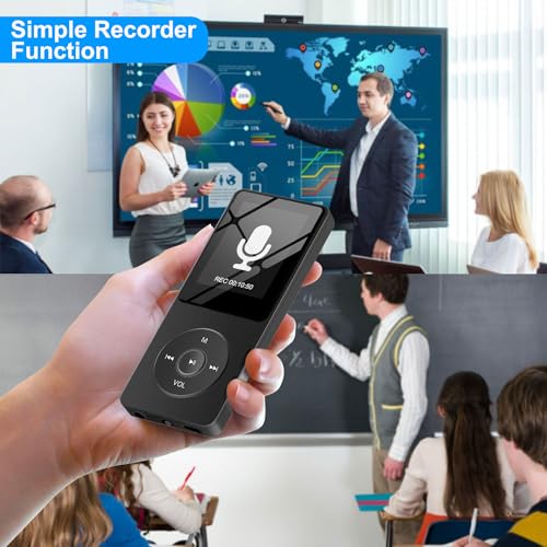 Leitor de MP3 de 32 GB com leitor de música portátil Bluetooth MP3