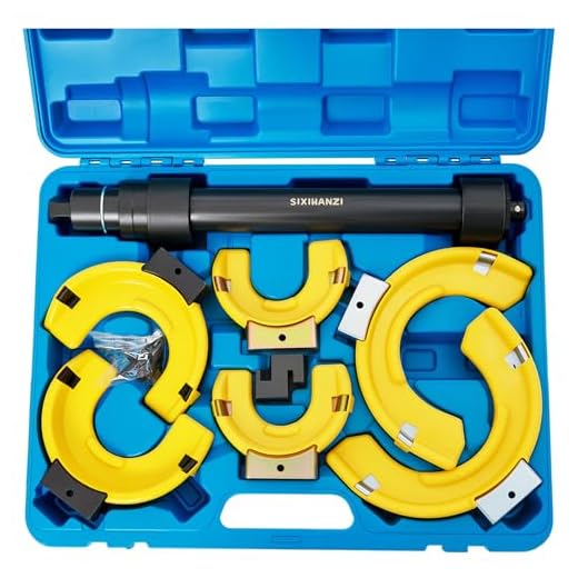 SIXIWANZI Macpherson Strut Spring Compressor Kit Universal Coil Spring Compressor Heavy Duty Spring Compressor Tool