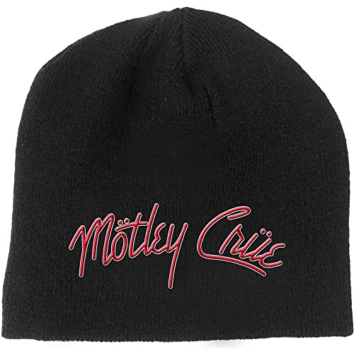 Image of Band Monkey Motley Crue Unisex Beanie Hat Logo