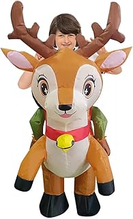 [Lalapala] クリスマス コスチューム 子供用 サンタ 着ぐるみ コスプレ 衣装 面白い インフレータブル コスチューム クリスマス 仮装 コスプレ 120cm-150cm 子供 サンタクロース 可愛い サンタ衣装 送風機付き 膨張式 忘年会 イベント 文化祭 学園祭 パーティー プレゼント