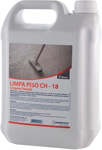 Limpa Piso CH-18 Limpeza Pesada 5L Desengordurante de Pisos