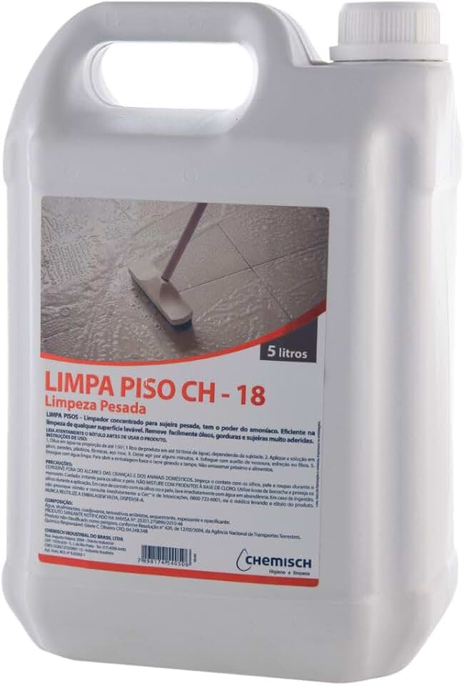 CHEMISCH, Limpa Piso CH-18 Limpeza Pesada 5L Para Pisos Encardidos