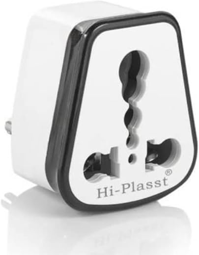 HI-PLASST 6A to 16A Converter Plug | 6 Amp to 16 Amps Converter Plugs for 16A Extension Board with 16 Amp Socket &amp; 16 Ampe