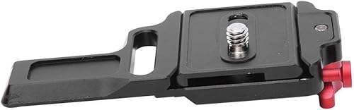 Miniatura 6 de Placa de liberación rápida, estabilizador portátil de cámara de metal completo, placa de liberación rápida, placa de montaje de disparo, accesorio