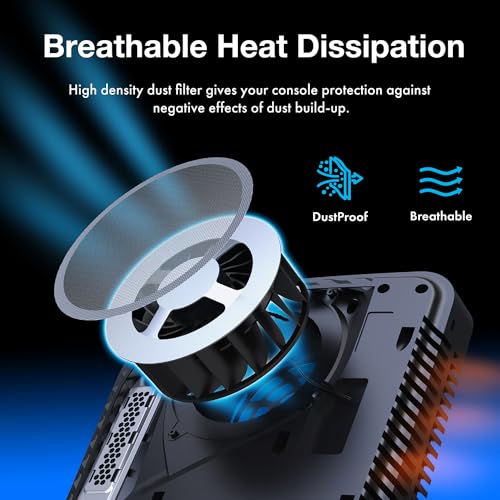 GRAUGEAR PS5ダストプロテクターカバーキット PS5用ホコリキャッチャー ファンダストフィルター シリコンダストプラグセット 通気性ベンチレーション 防塵カバー 防塵プラグ ホコリ侵入防止 USBキャップ コントローラ用キャップ PS5両エディション対応