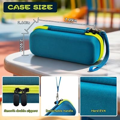 PAIYULE Case Compatible with 3Doodler Start+ Essentials for 3D Printing Pen Set for Kids, Travel Storage Organizer Holder for Filament Refill Packs and USB Charger(Box Only) Dark Green