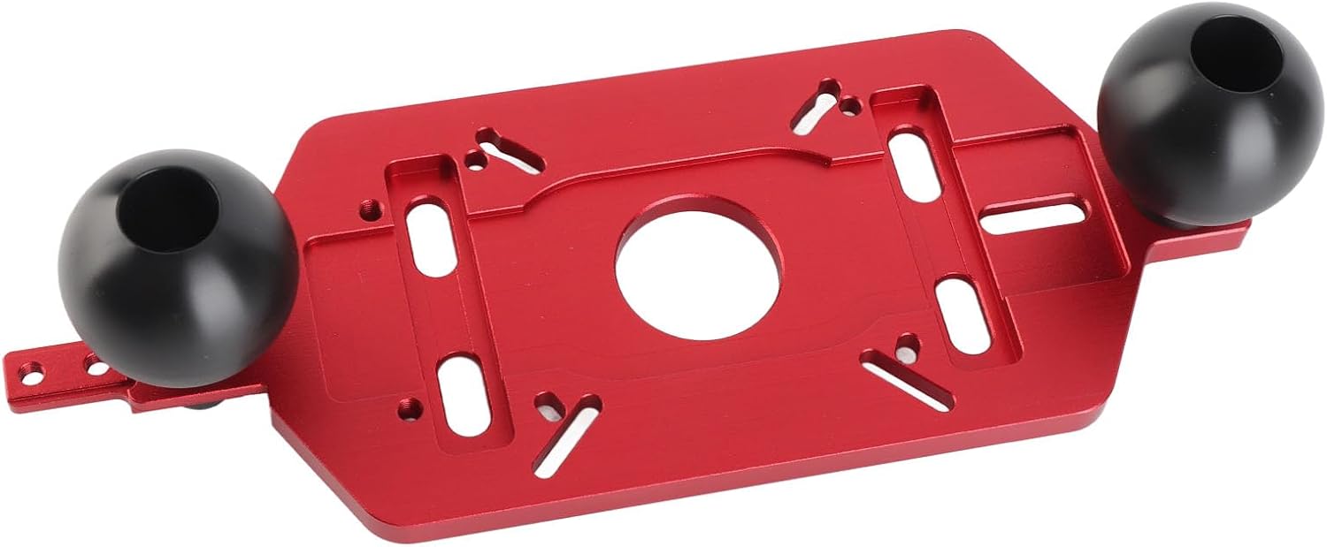 Router Base, Universal Router Base Plate Compact Sub 3 in 1 Fixed Aluminum Alloy with Handle for Templatestencil