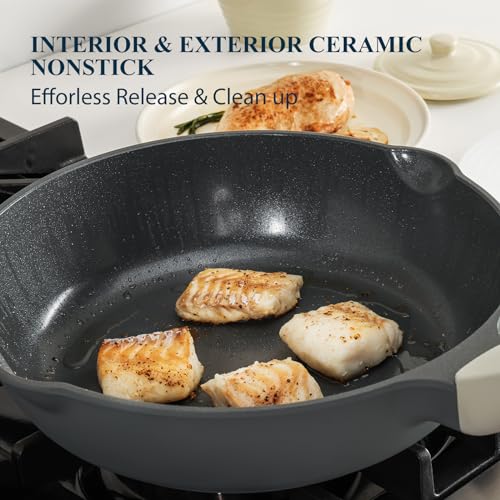 Pricusis Nonstick Ceramic Sauté Pan With Lid thumb #2