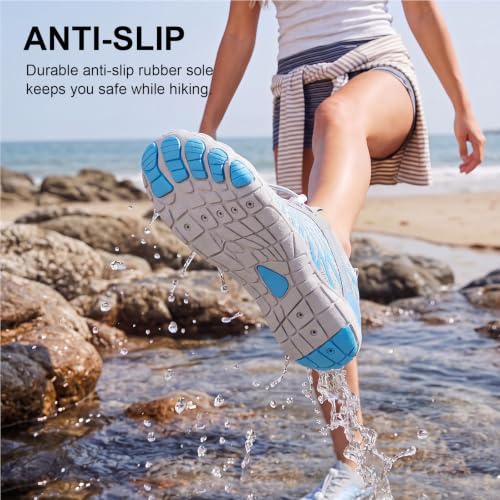 Image of Hike Barefoot Shoes Women Men Non-Slip Healthy Breathable Fashion Trail Running Womens Mens Wide Toe Zero Drop Water Shoe