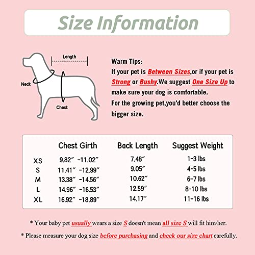 Petcare 3 Pack Dog Shirt Cute Puppy Dog Clothes For Small Dogs Girl Soft Cotton Pet Sleeveless Vest Chihuahua Yorkie Clothes Shih Tzu Dog Outfit Doggy Kitten Small Dog Clothes Female,M #TOP1