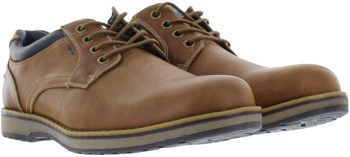 Izod Men's Casual Lace Up Shoe - Dark Tan 11.5