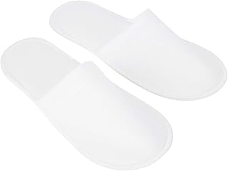 50 Pair Disposable Slippers Unisex Slippers Non Slip Guest Slippers Portable and Convenient Spa Slippers for Home Spa Hotel Party and Guests(Pulled Plush)