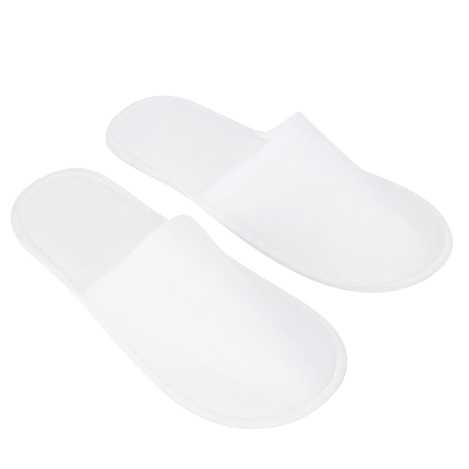 50 Pares de Pantuflas Antideslizantes Portátiles para Hotel, Pantuflas Desechables Prácticas Y Cómodas, Tamaño Universal, Aptas para Hoteles, Spas, Viajes(30*20*10cm-felpa cepillada de 3 mm)