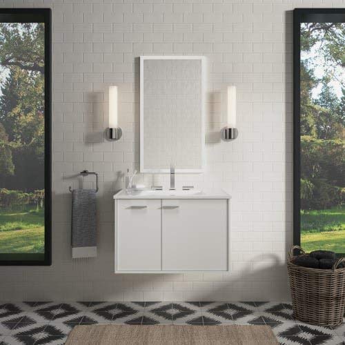 Kohler K-99541-L-1Wa Jute Vanity With 1 Door And 1 Drawer On Left, 30-Inch, Linen White #TOP3