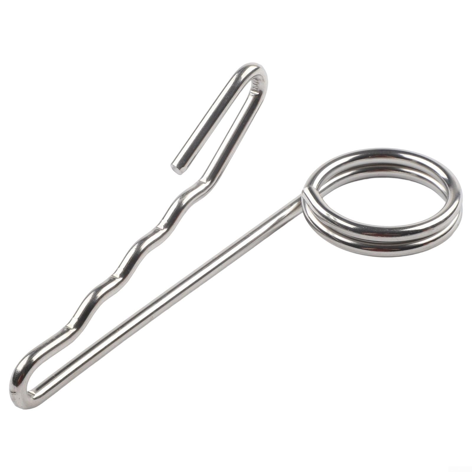 Scuba Diving Jon Line Hook, Stainless Steel Safety Stop Clip, For Garvin Deco And for drift Dive Lines